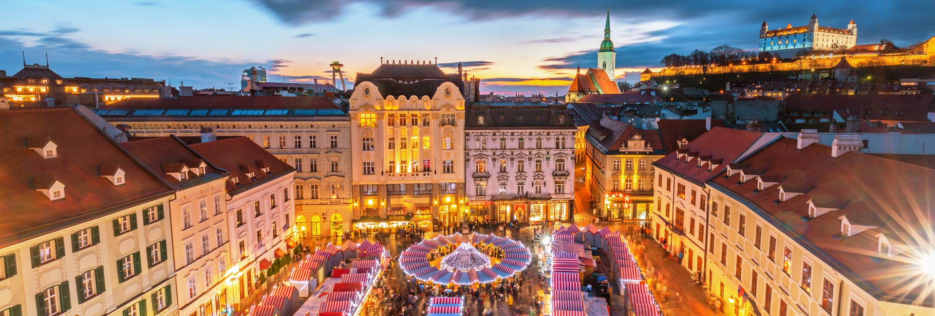 Weihnachtsmärkte entlang der Donau